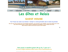 Tablet Screenshot of gites-relais.madaconnection.com